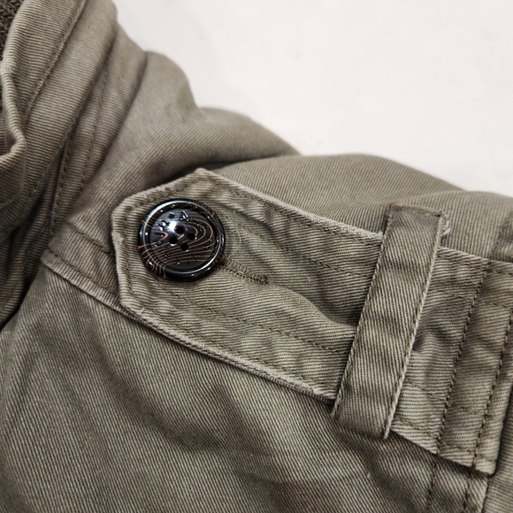 Triple Five Soul Jacket M Khaki Green Harrington Cargo Military Utility Bomber… - Picture 3 of 16